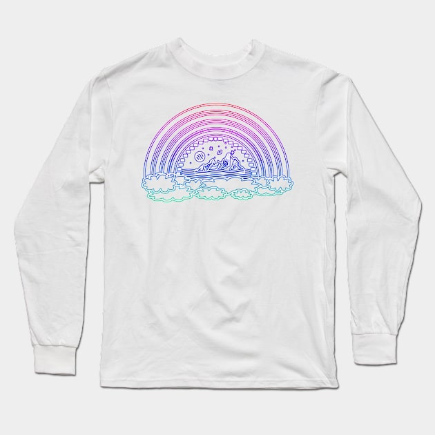 Minimal landscape Long Sleeve T-Shirt by AsKartongs